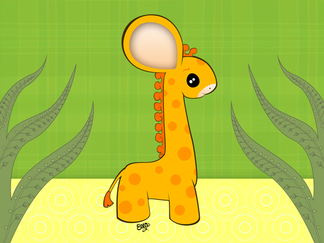 Baby Giraffe Wants Blankie